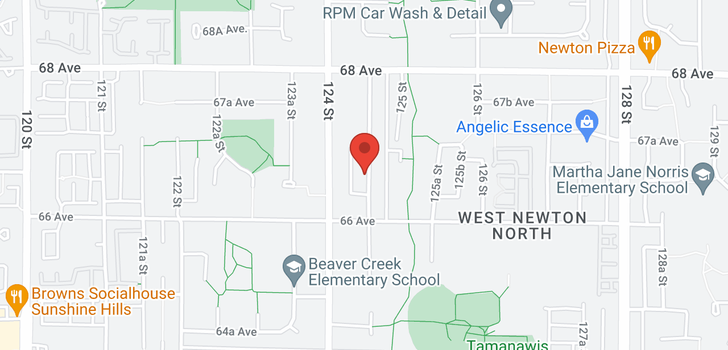 map of 6657 124A STREET